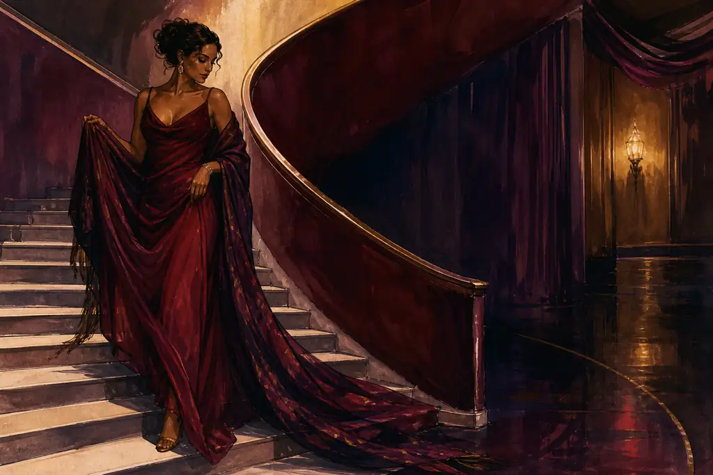 Soft Dramatic original editorial wardrobe comparison scene