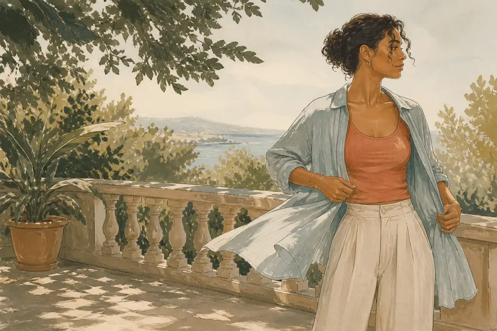 Soft Natural original editorial wardrobe comparison scene